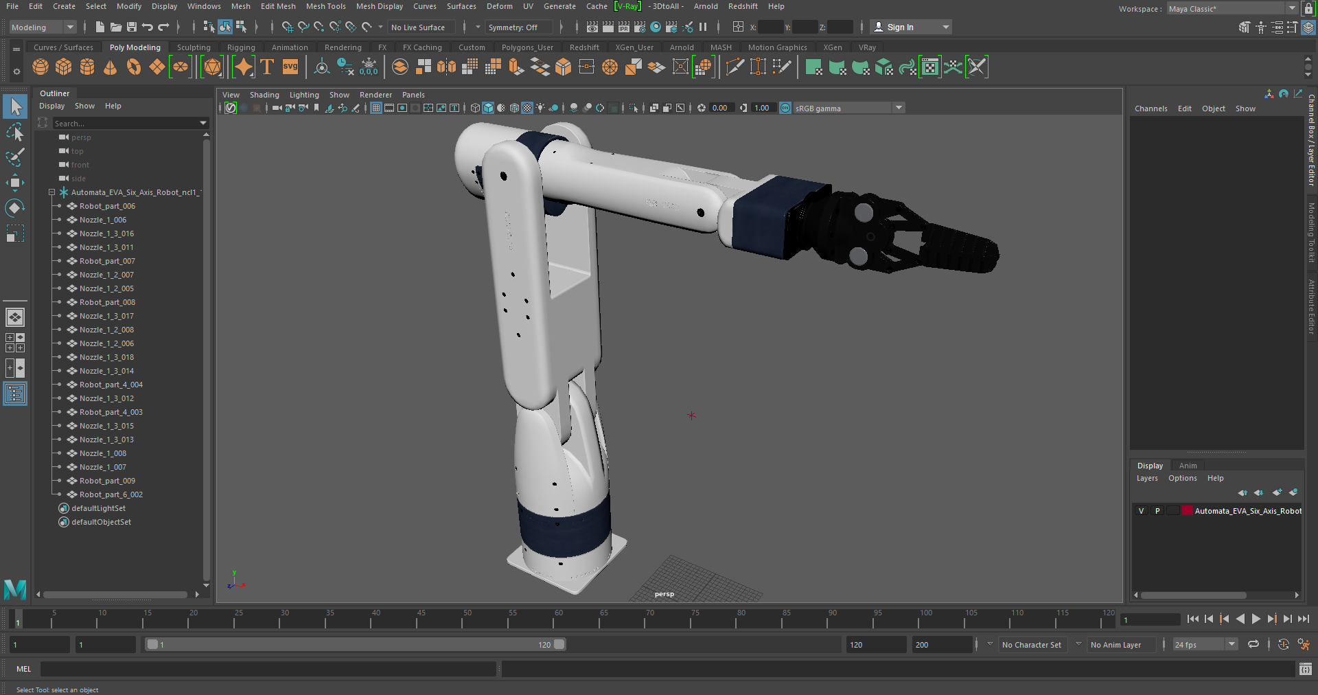 Automata EVA Six Axis Robot 3D