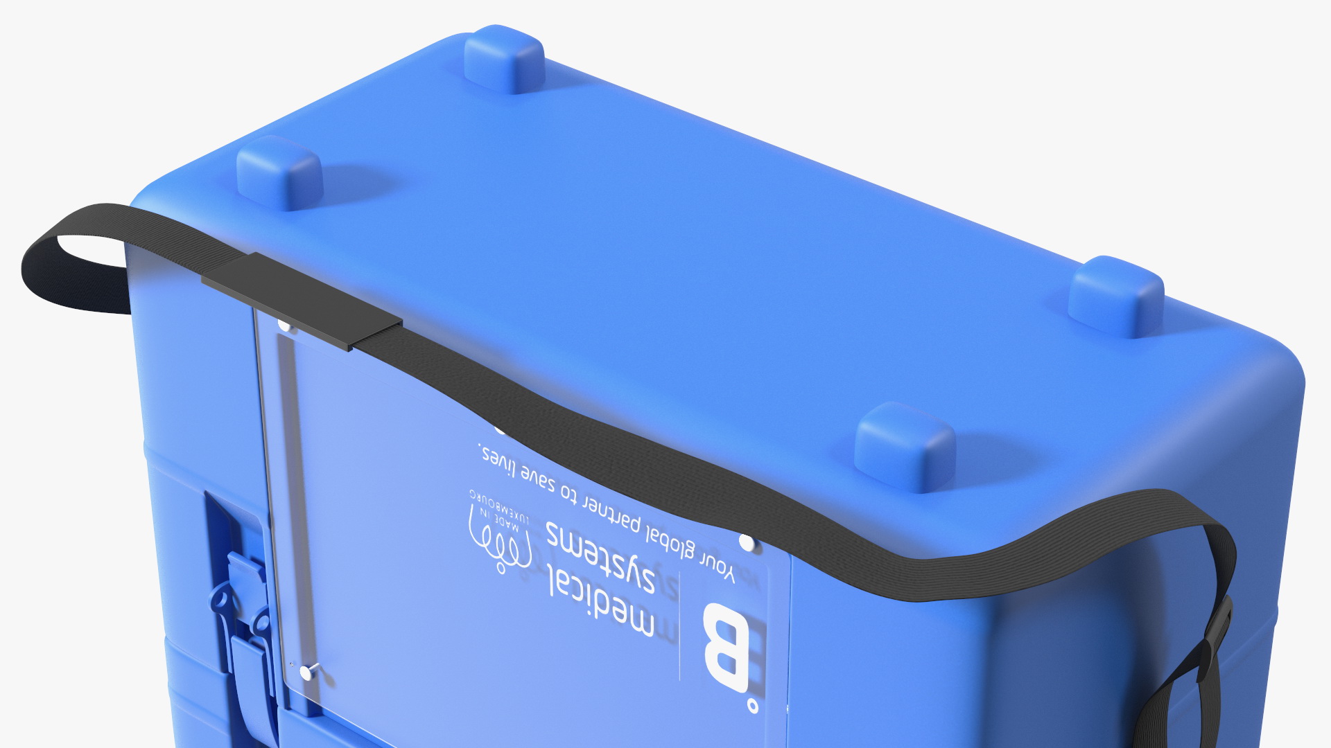 3D Vaccine Transport Box Blue