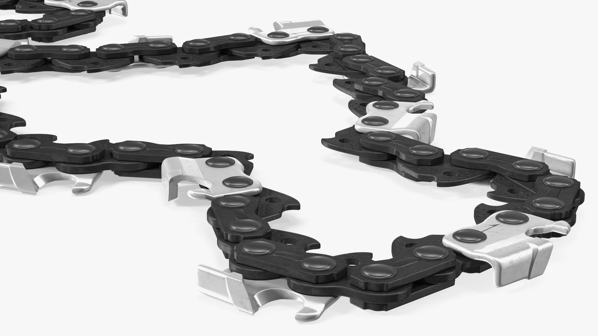 Chain for Chainsaw Black 3D model