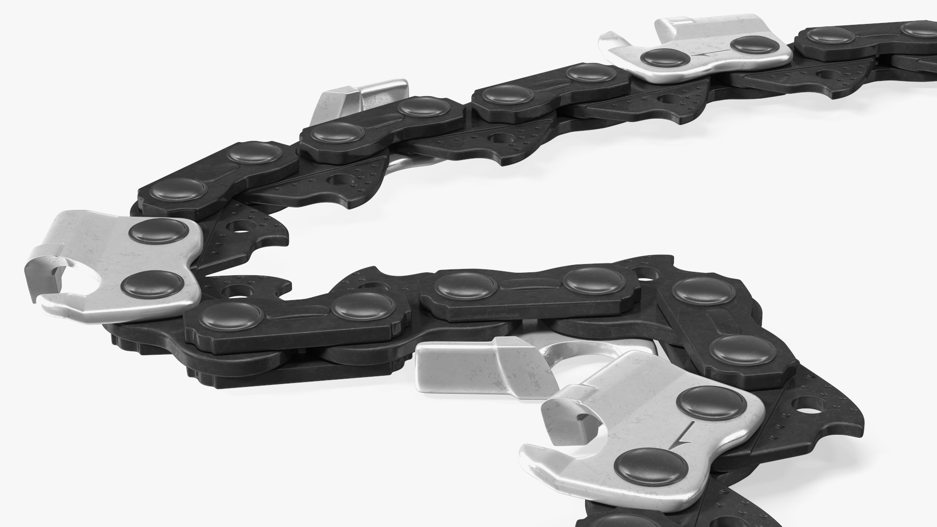 Chain for Chainsaw Black 3D model