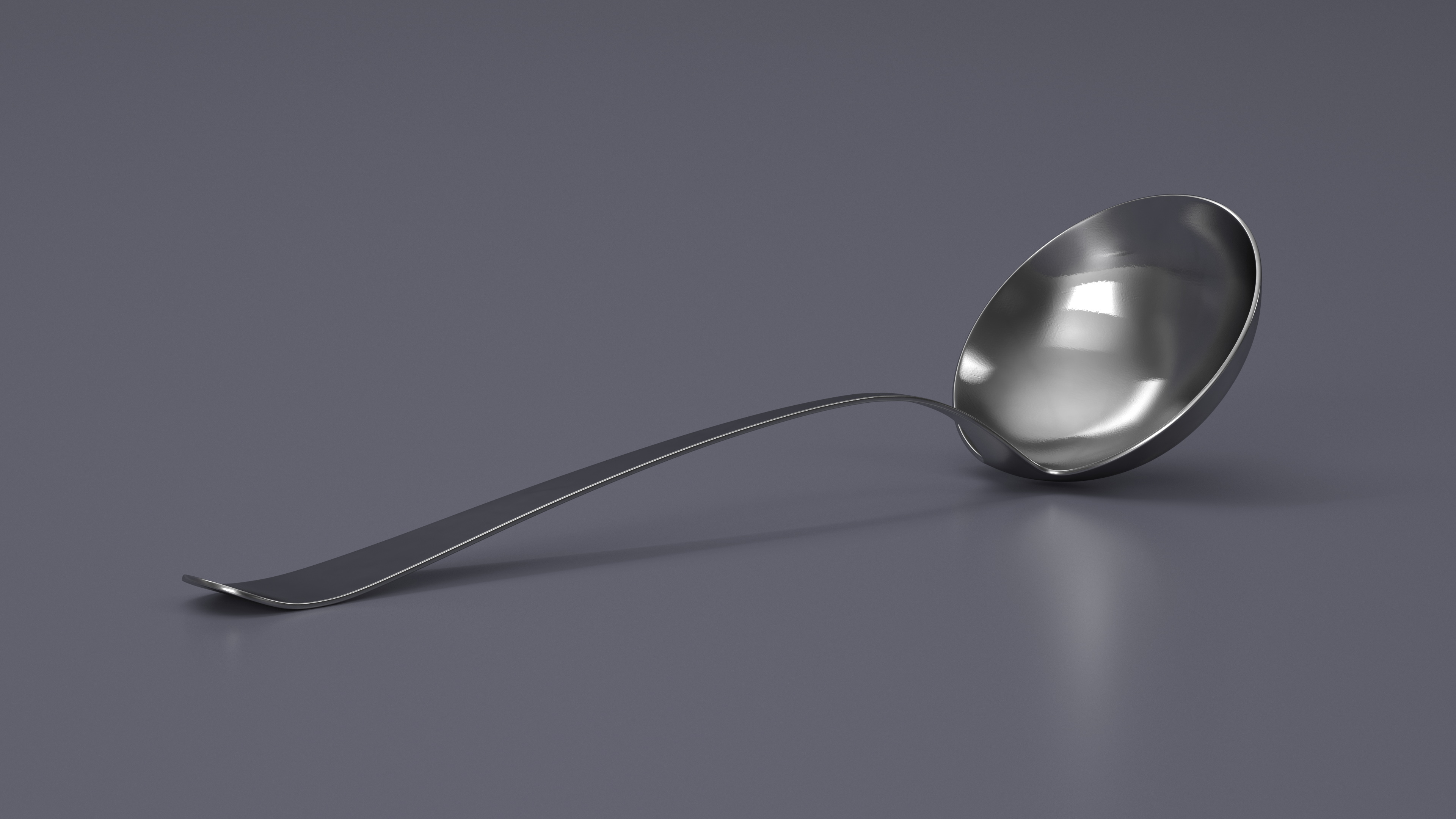 3D Kitchen Soup Ladle model