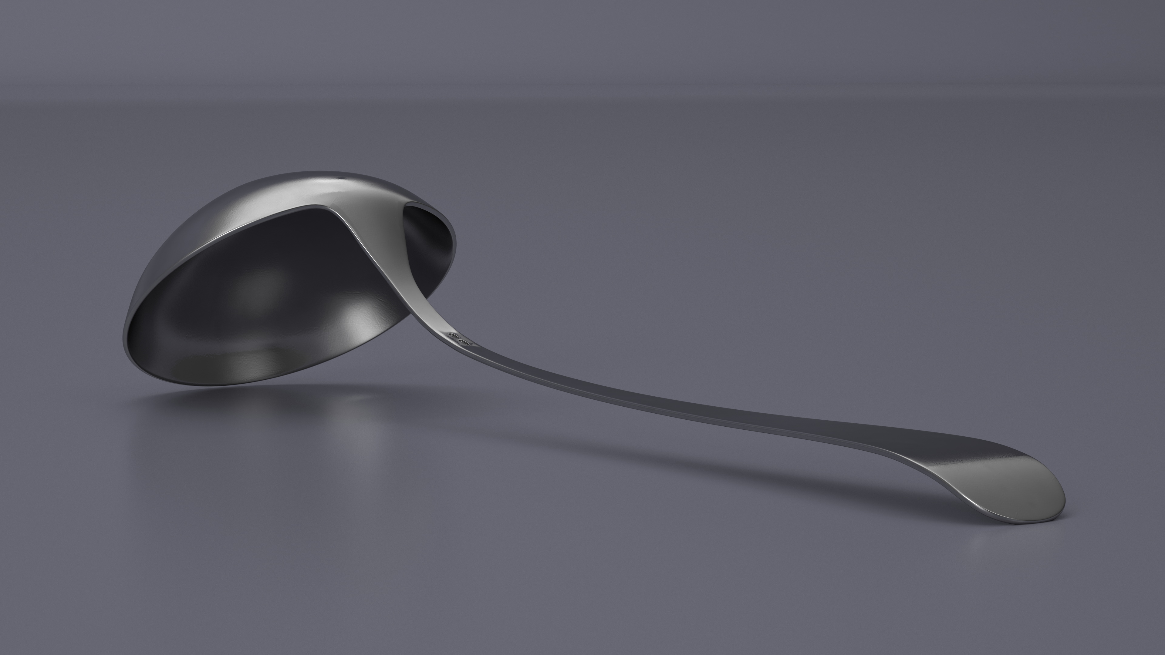 3D Kitchen Soup Ladle model