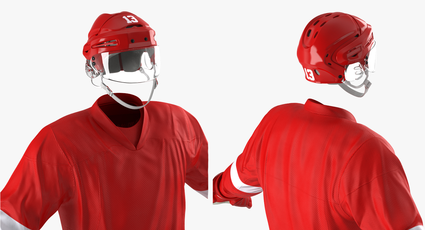 3D model Hockey Player Generic 2 Rigged