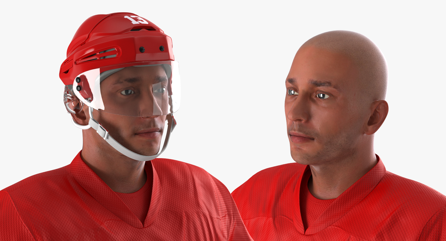 3D model Hockey Player Generic 2 Rigged