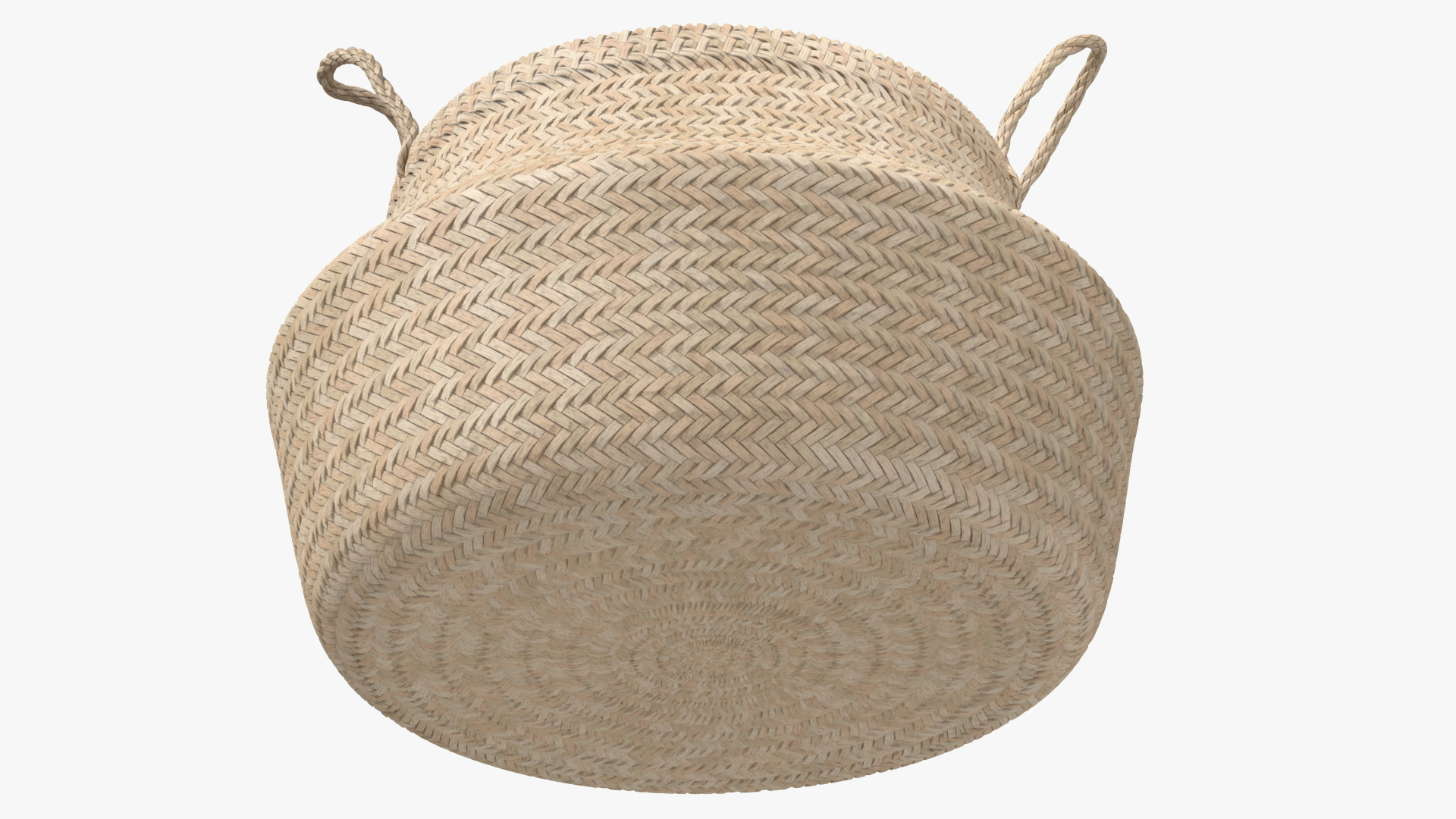 3D Foldable Wicker Straw Basket model