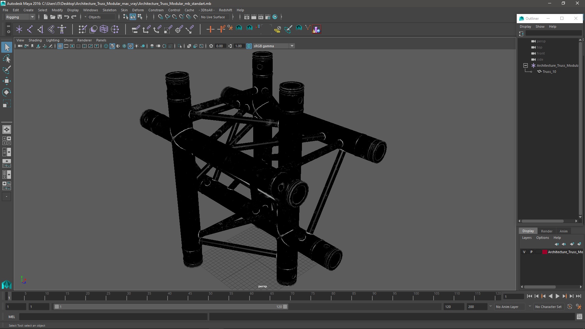 3D Architecture Truss Modular