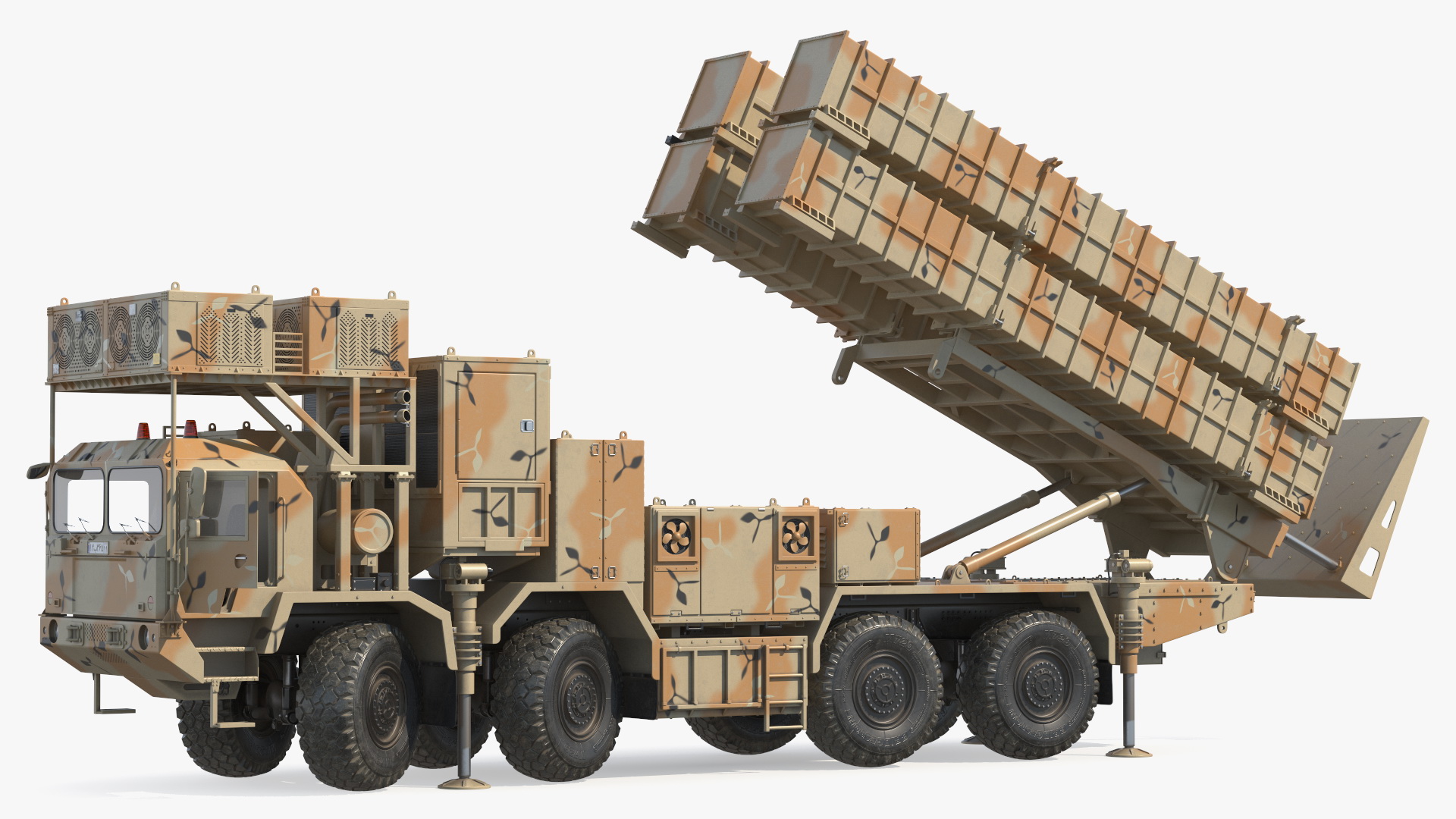 3D Iran Air Defence Bavar 373 Rigged model