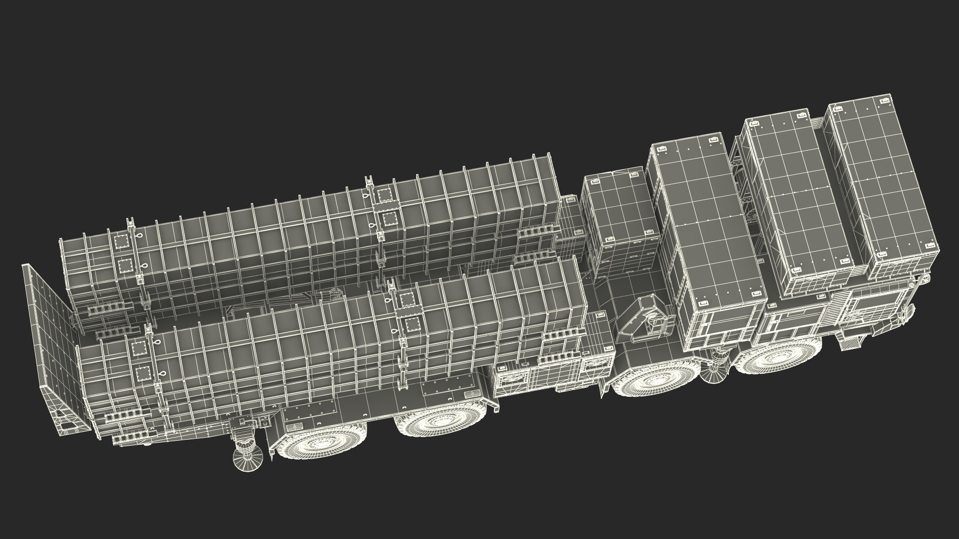 3D Iran Air Defence Bavar 373 Rigged model