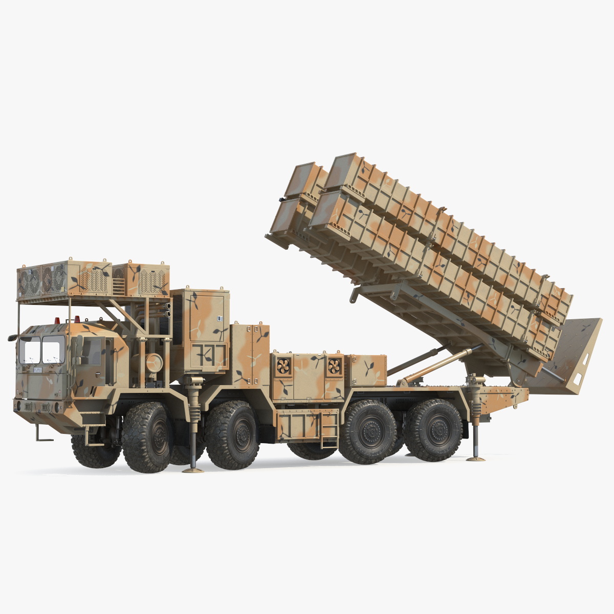 3D Iran Air Defence Bavar 373 Rigged model