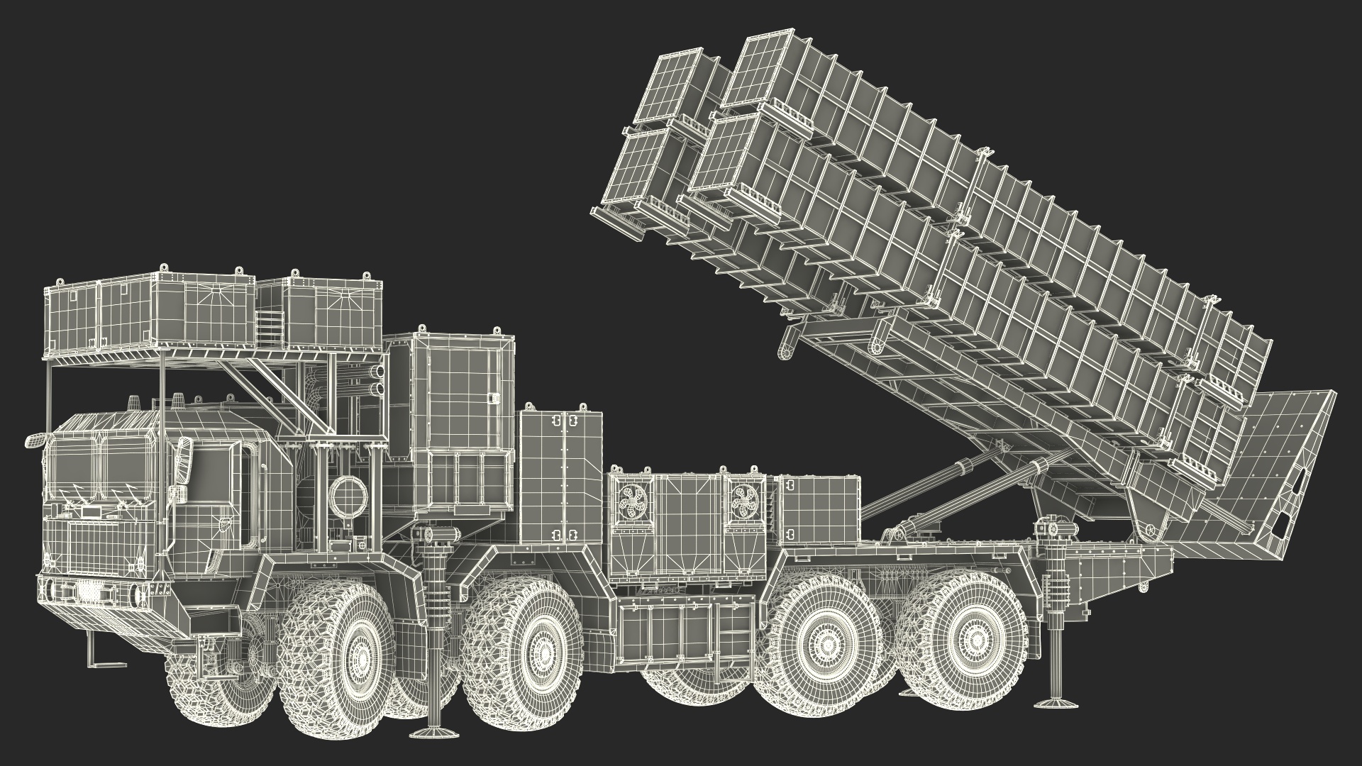 3D Iran Air Defence Bavar 373 Rigged model