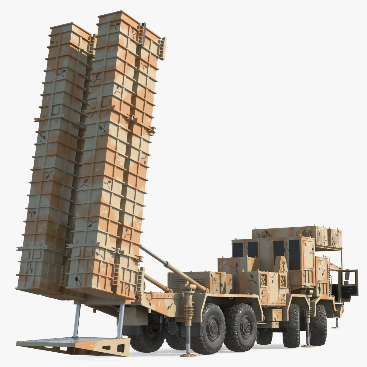 3D Iran Air Defence Bavar 373 Rigged model