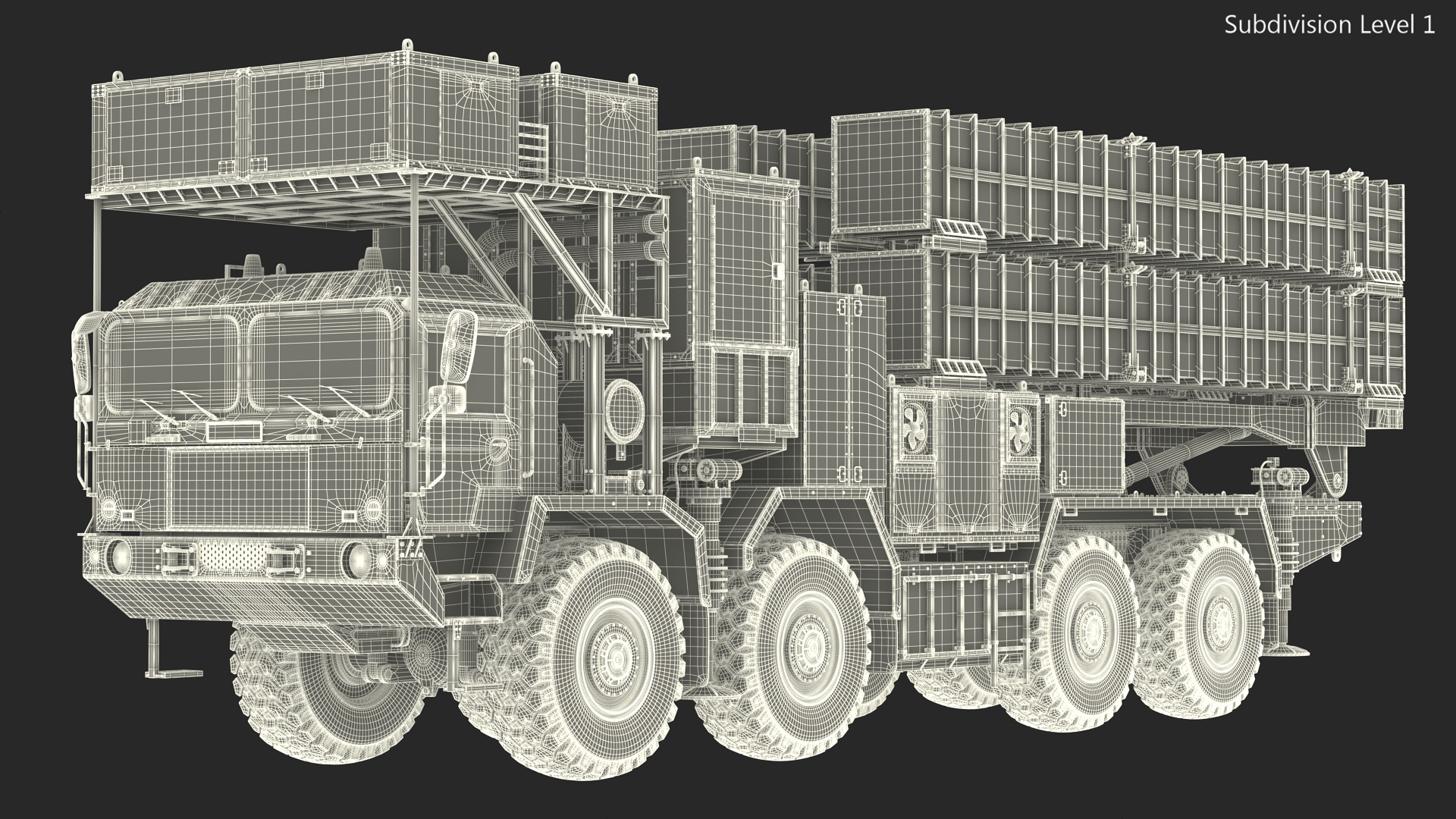 3D Iran Air Defence Bavar 373 Rigged model