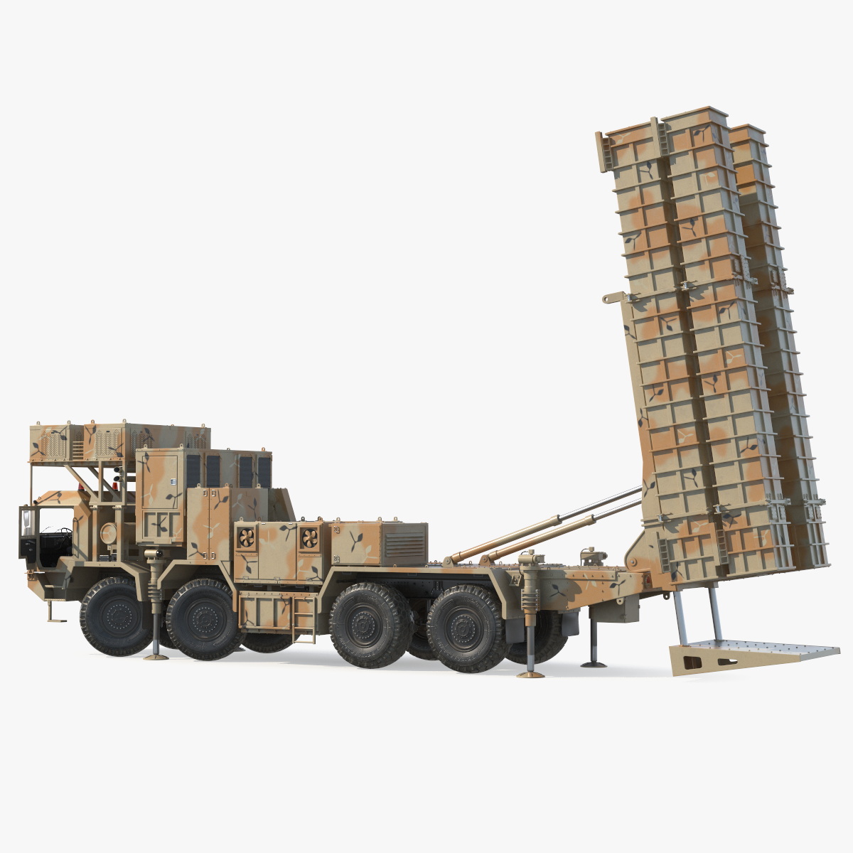 3D Iran Air Defence Bavar 373 Rigged model