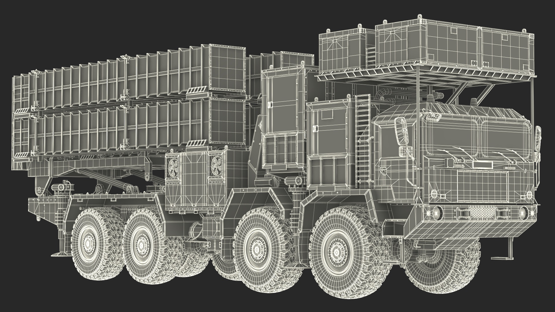 3D Iran Air Defence Bavar 373 Rigged model