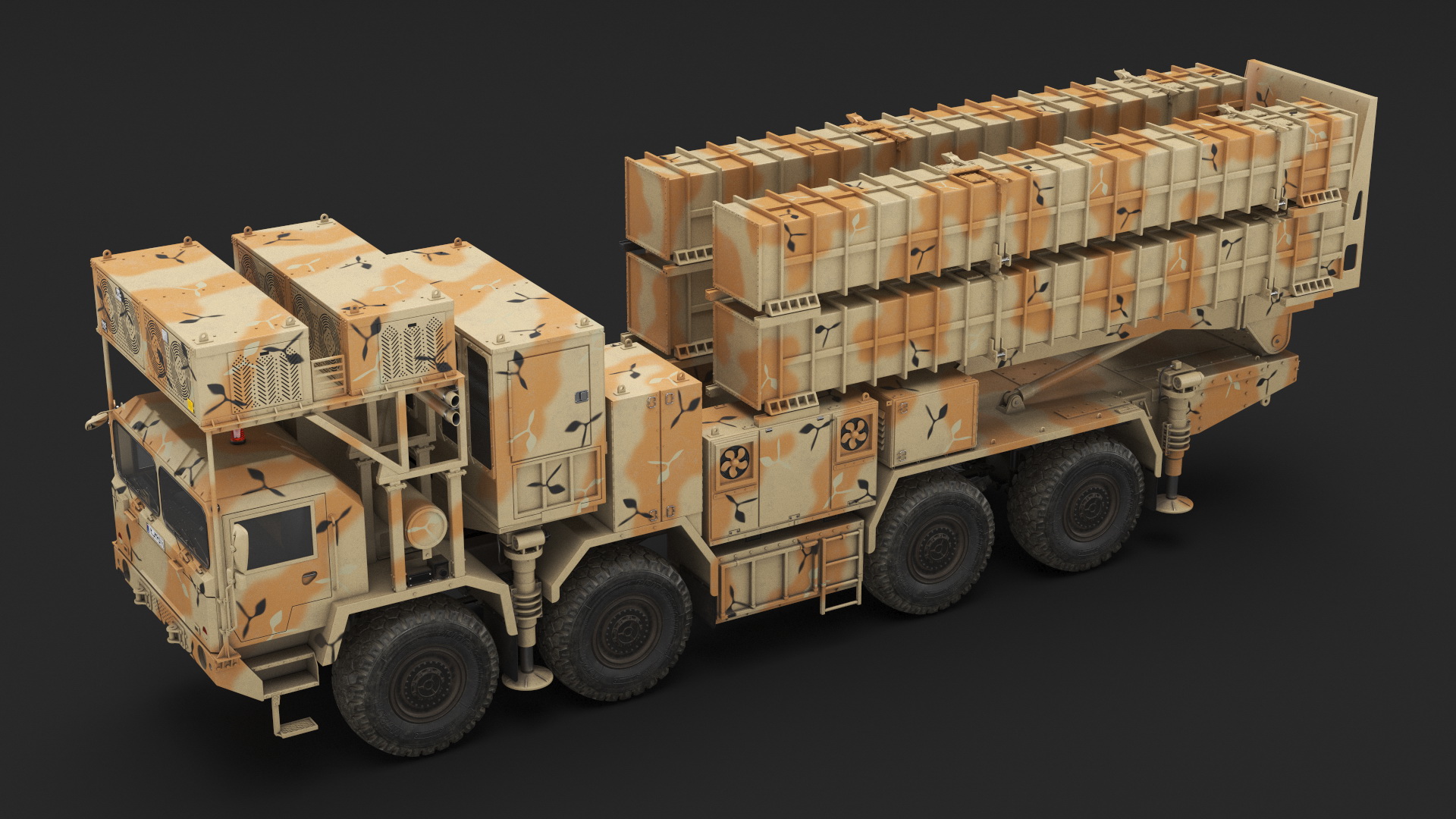 3D Iran Air Defence Bavar 373 Rigged model