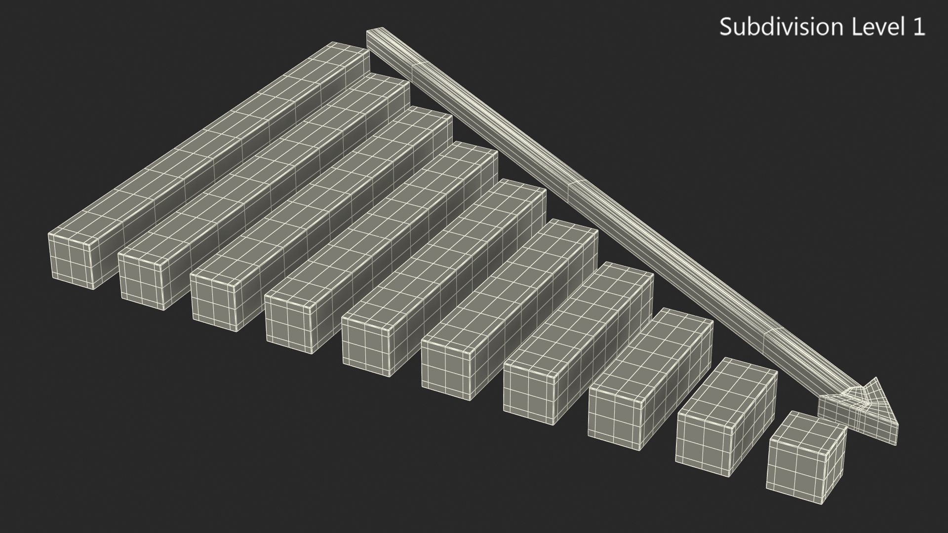 Graph Straight Down 3D model