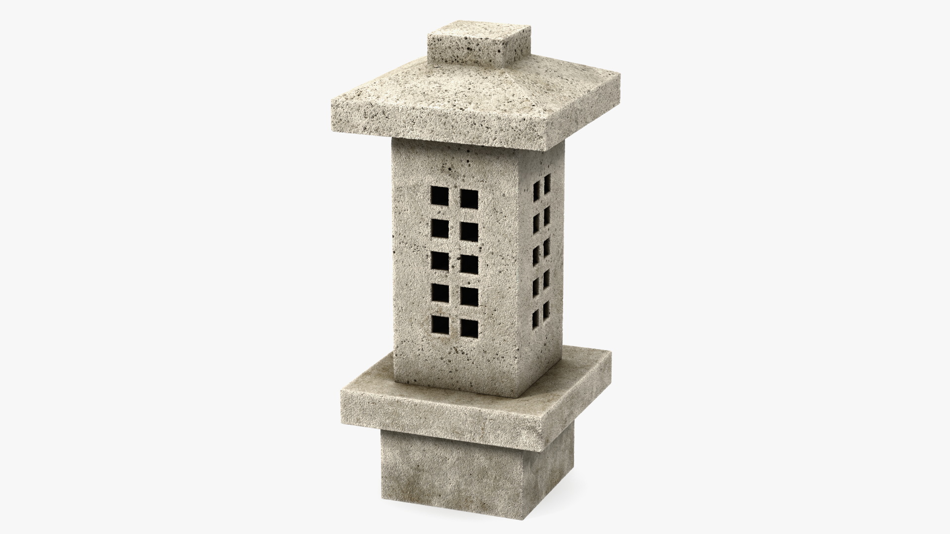 3D model Stone Garden Lantern