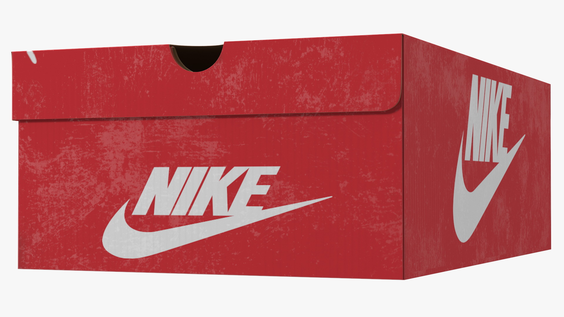 Nike Carton Shoe Box Closed 3D