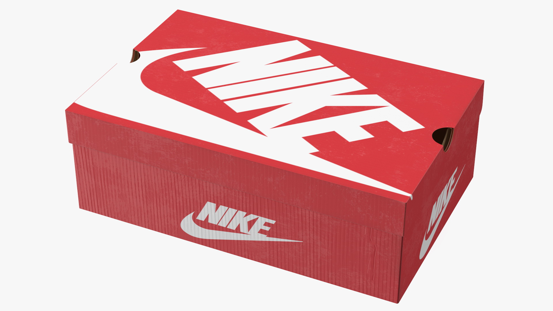 Nike Carton Shoe Box Closed 3D