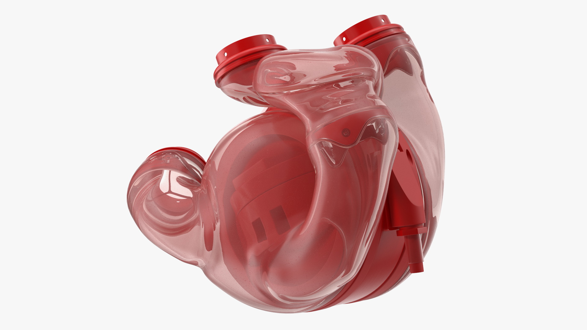 3D model Glass Futuristic Heart Concept