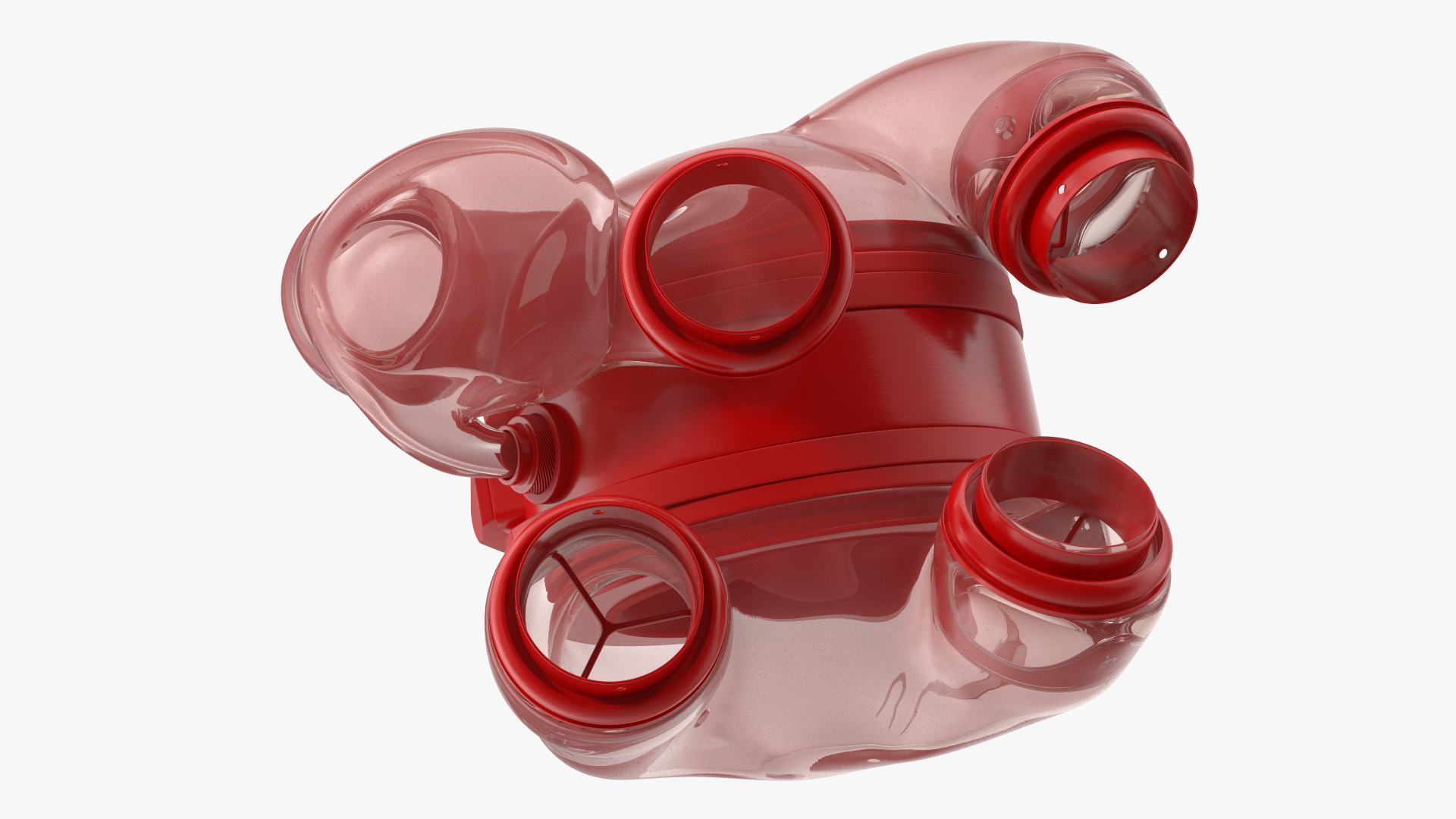 3D model Glass Futuristic Heart Concept