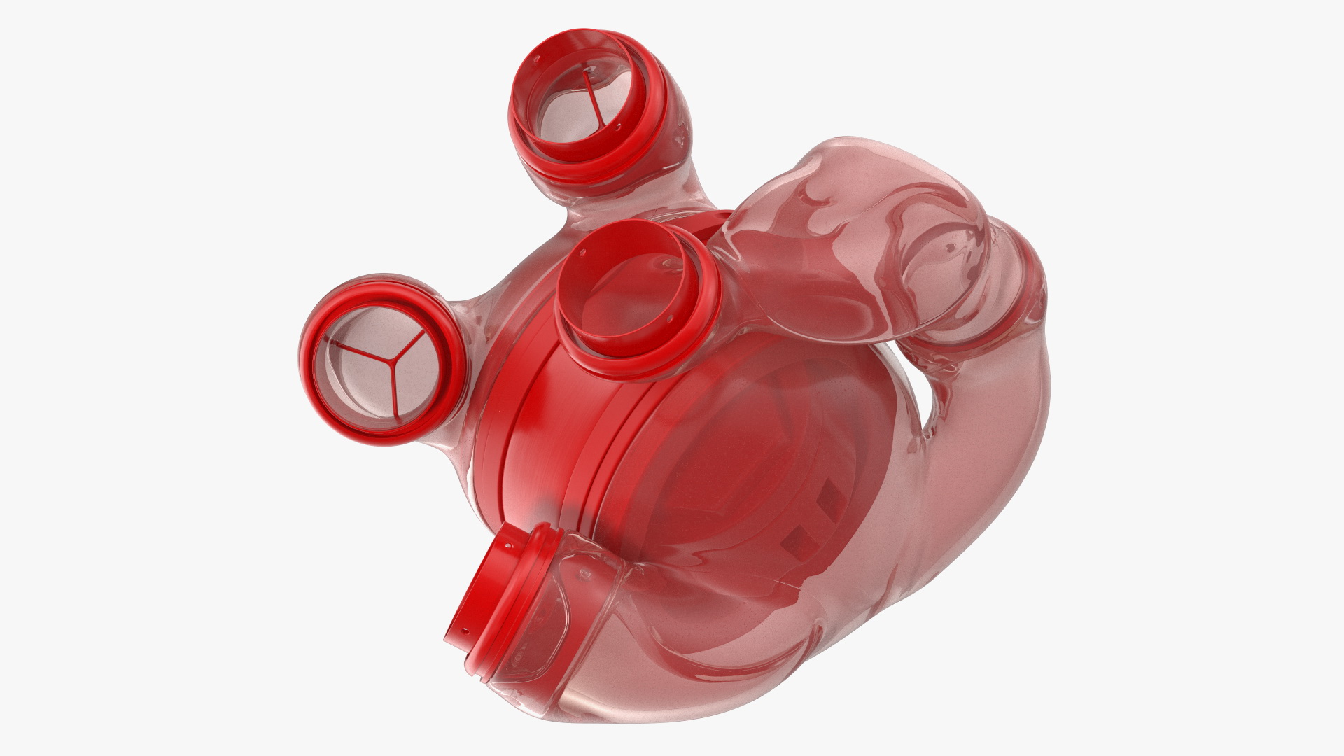 3D model Glass Futuristic Heart Concept