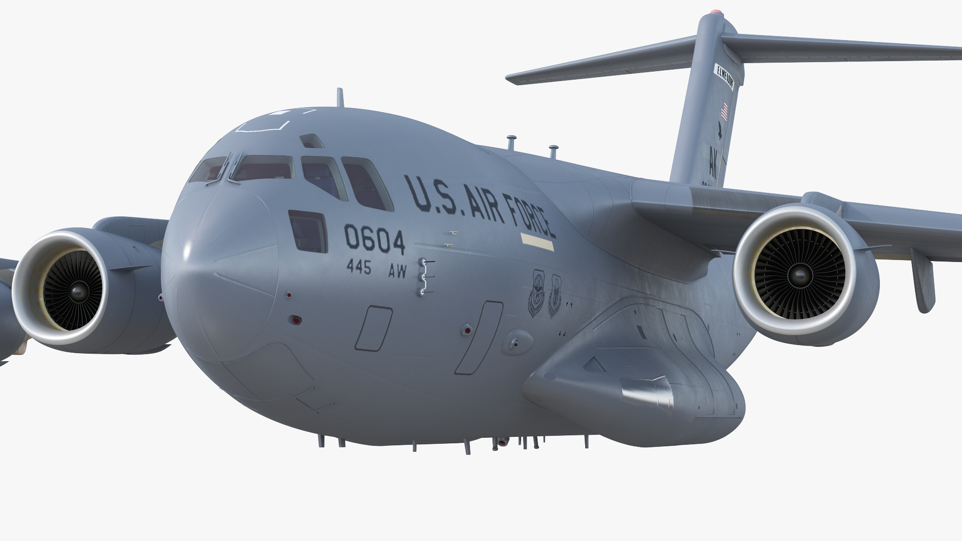 Boeing C17 Globemaster III Transport Aircraft Flight 3D