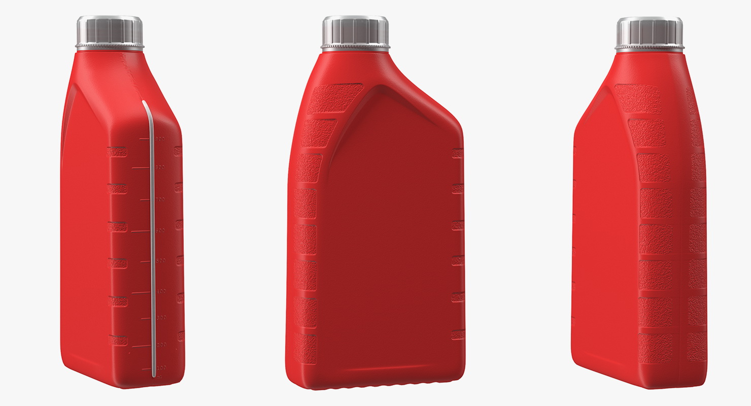 3D Bottle 1L Oil model