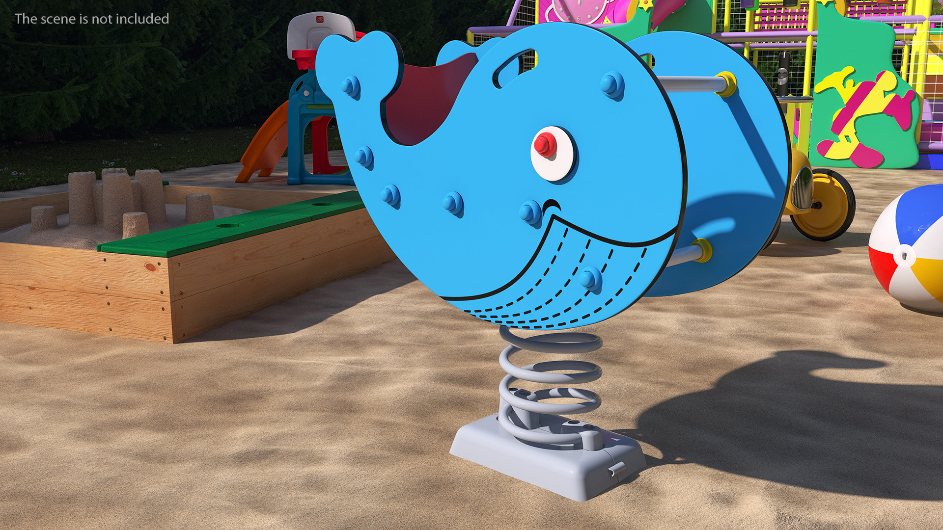 3D model Playground Springer Whale