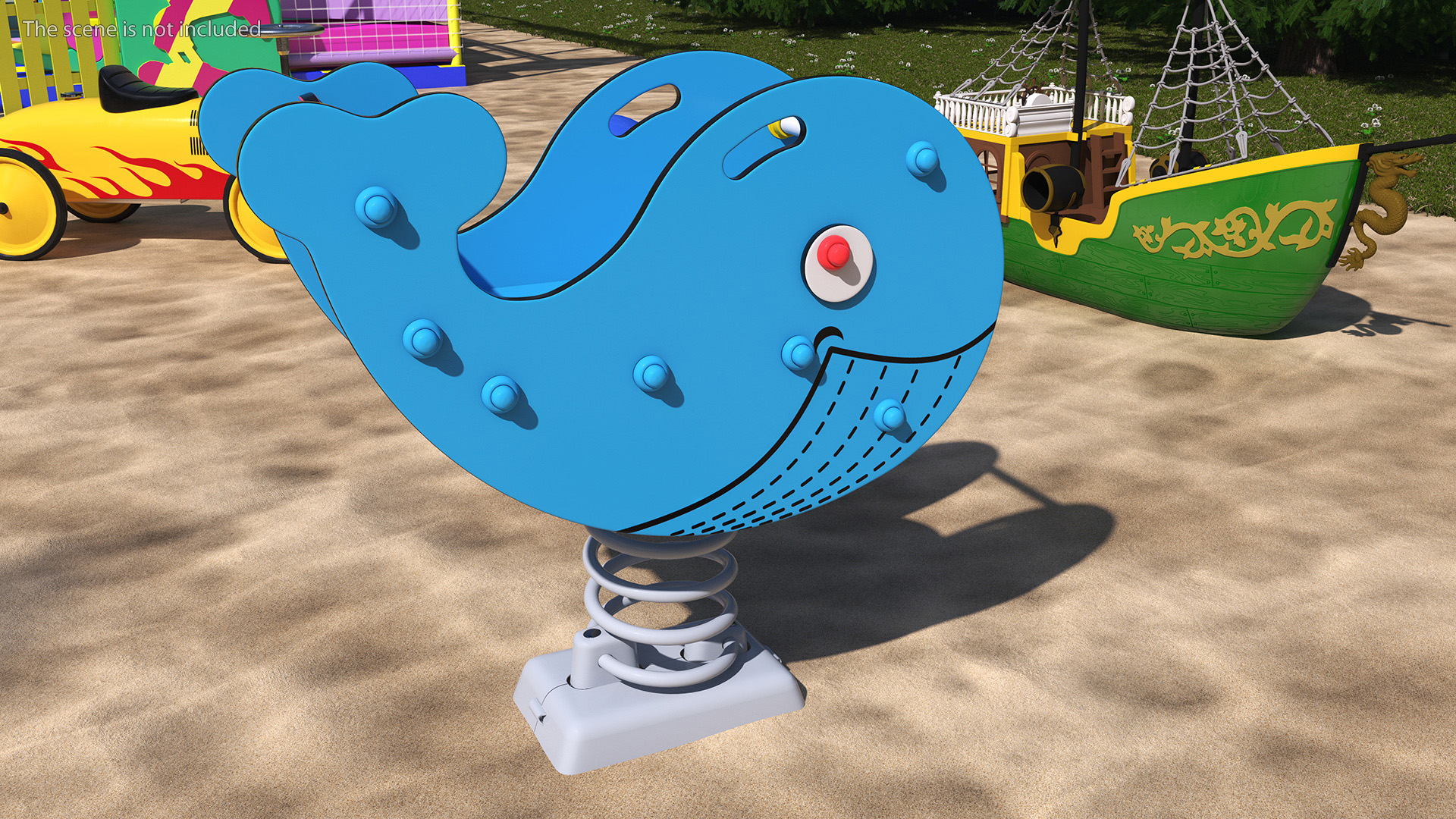 3D model Playground Springer Whale