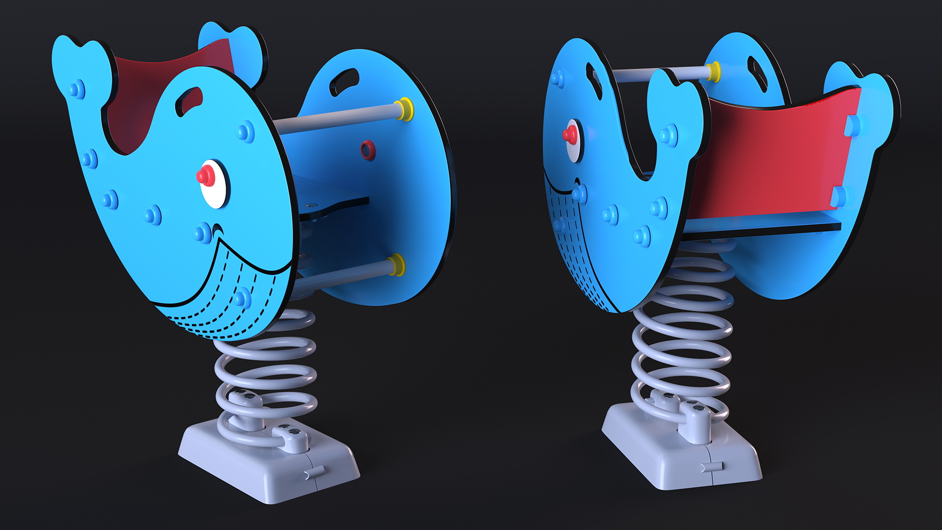 3D model Playground Springer Whale