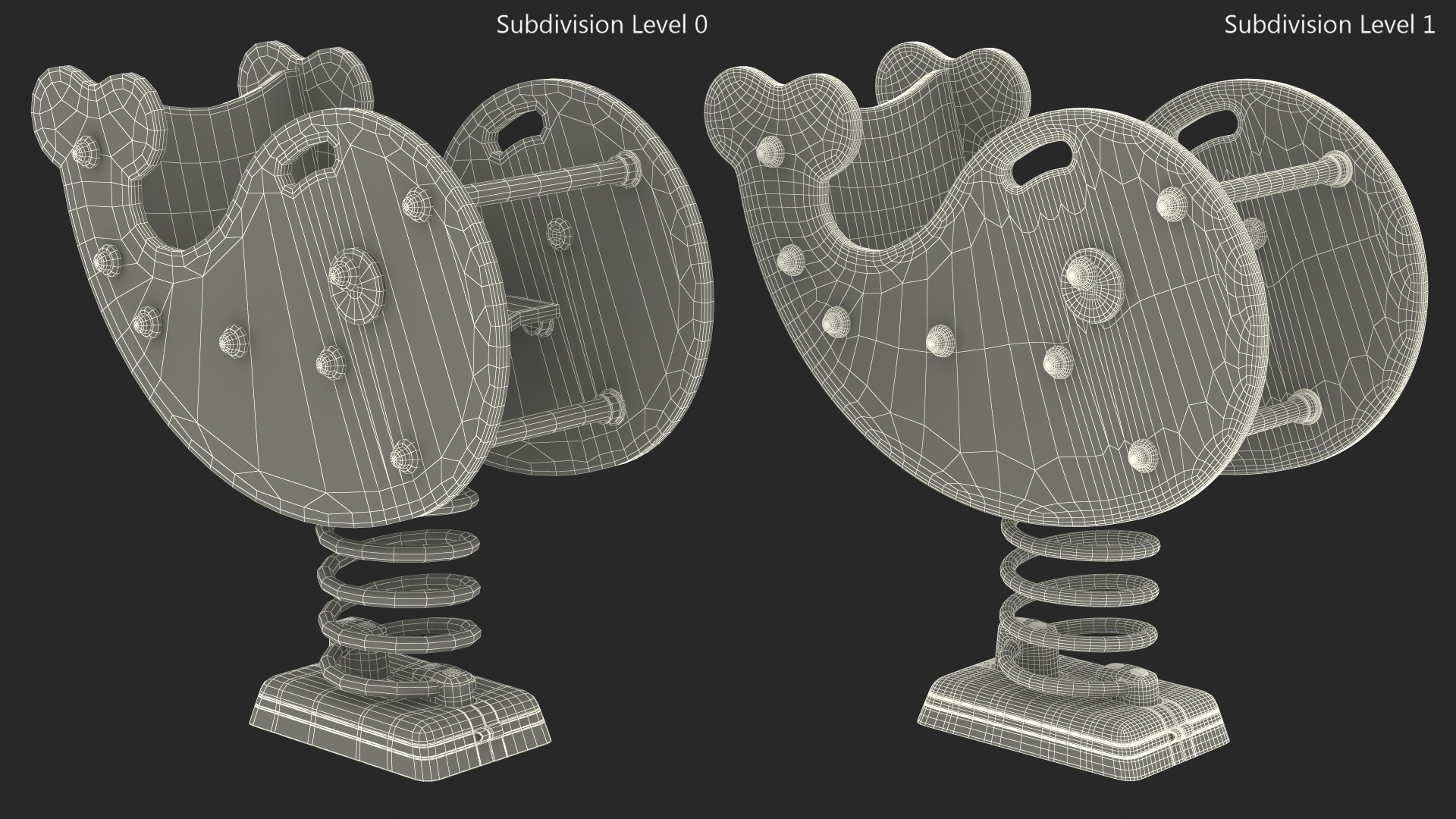 3D model Playground Springer Whale