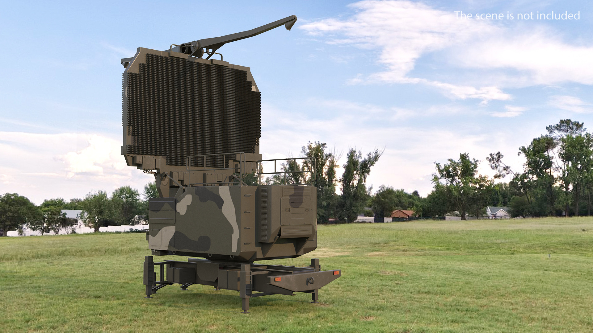 3D TOMBSTONE 64N6 Long Range Surveillance Radar Camo Rigged