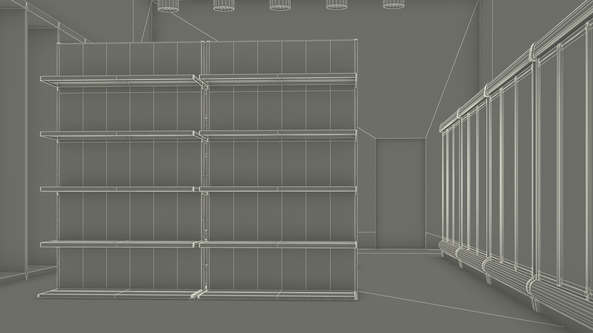 3D model Filling Station