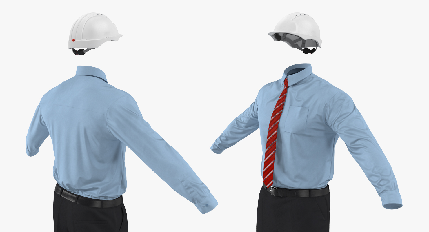 3D model Construction Architect Uniform