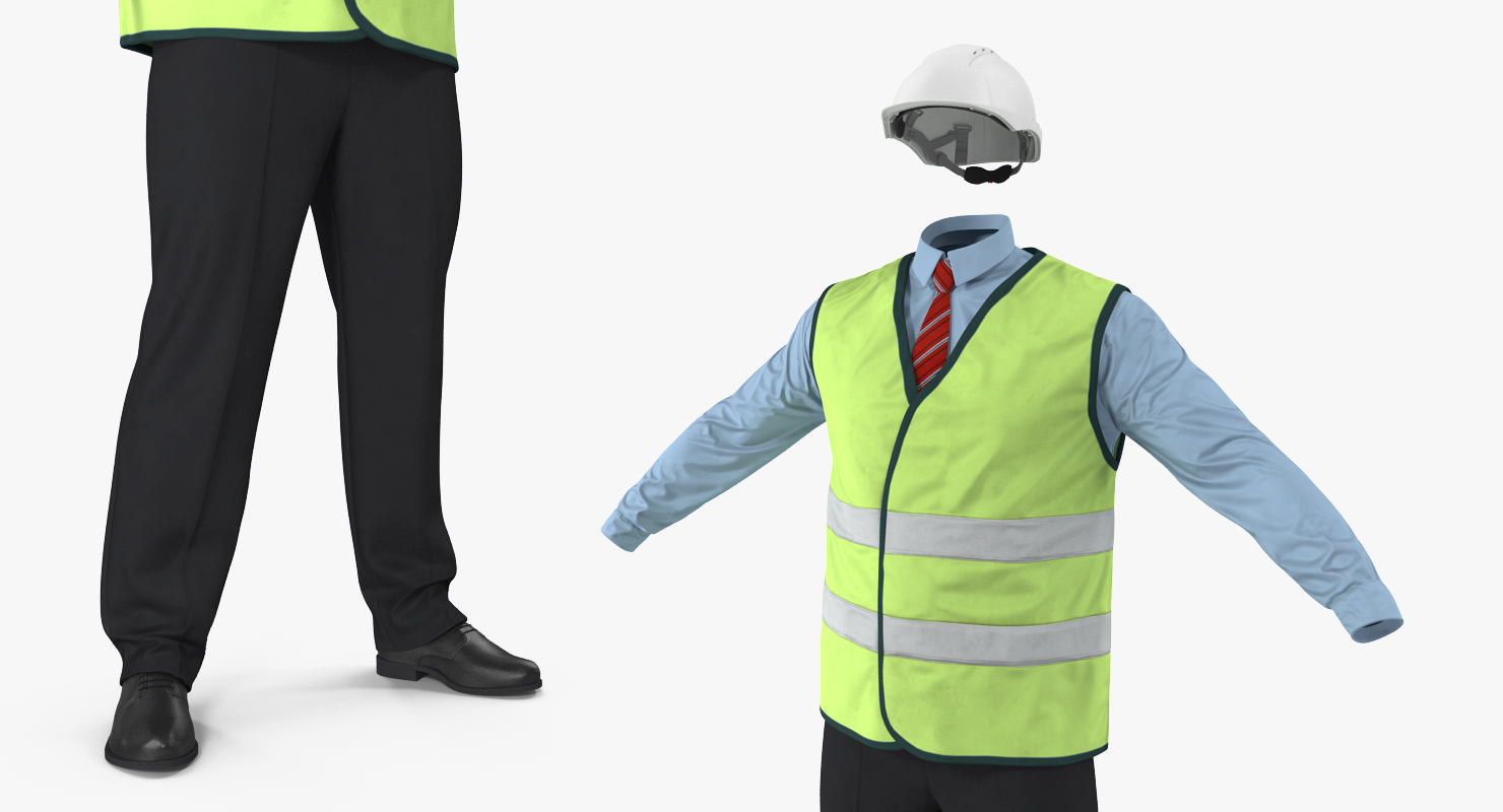 3D model Construction Architect Uniform