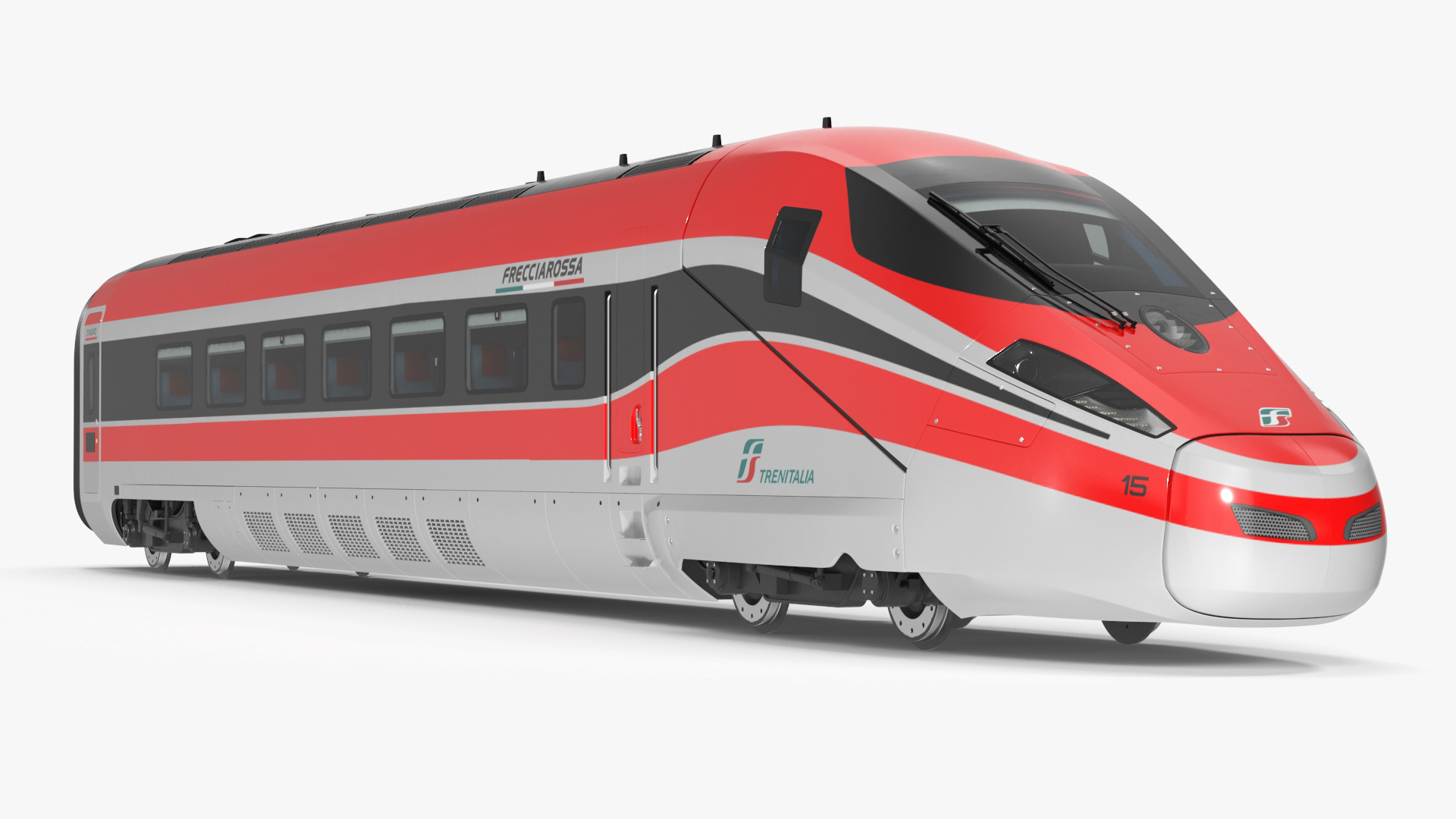 3D model ETR1000 High Speed Train Locomotive