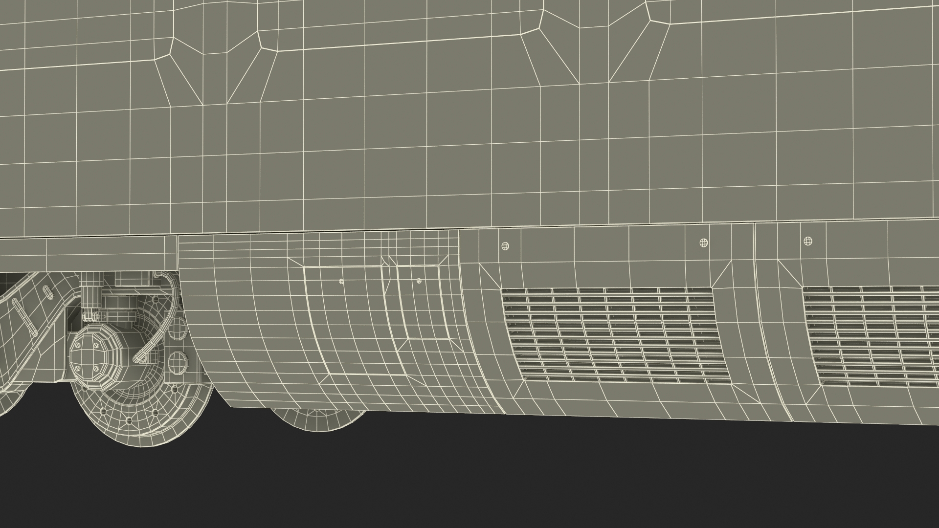 3D model ETR1000 High Speed Train Locomotive