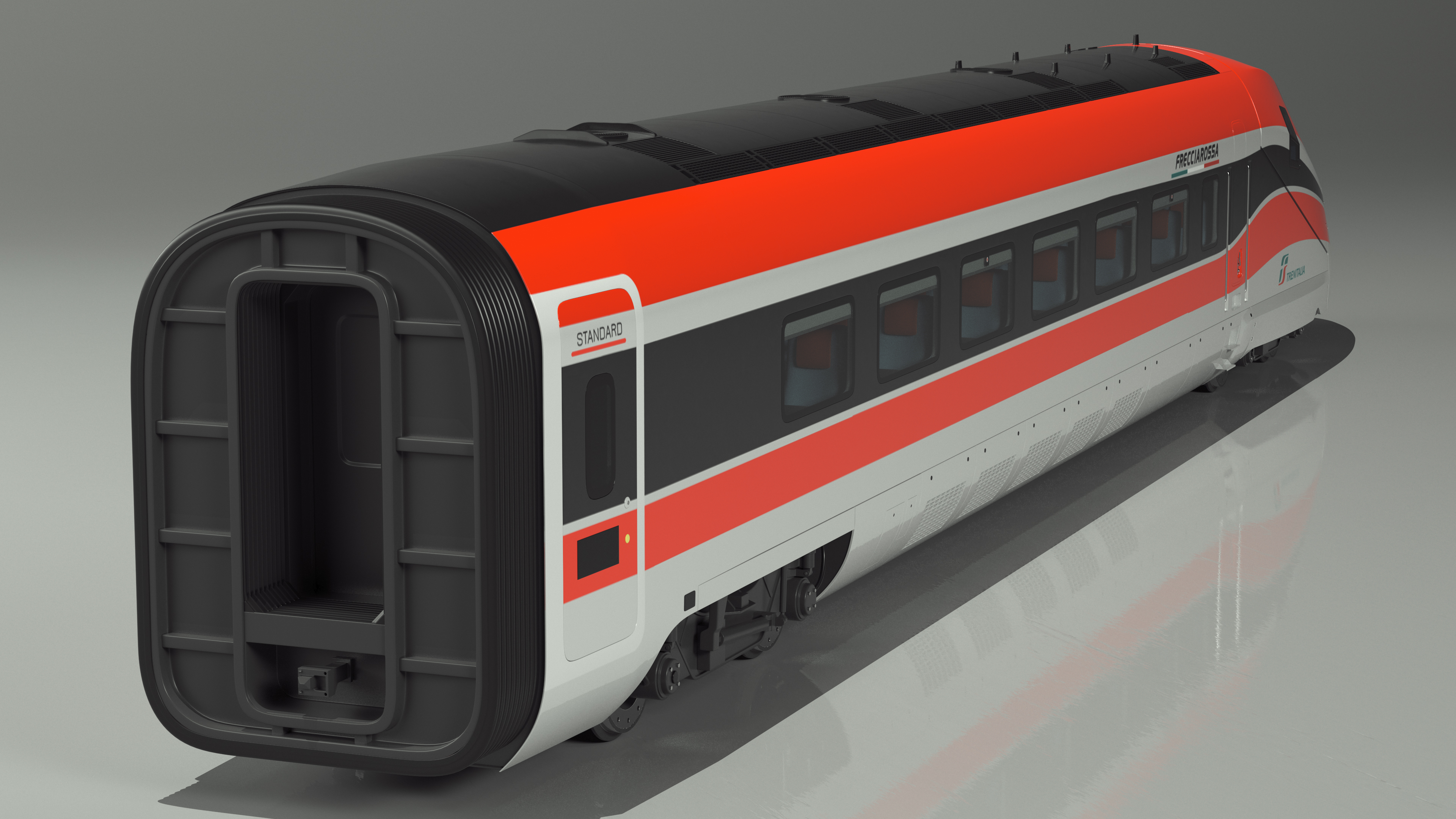 3D model ETR1000 High Speed Train Locomotive