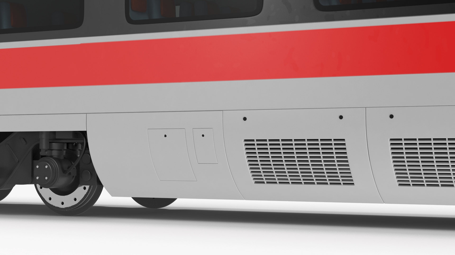 3D model ETR1000 High Speed Train Locomotive