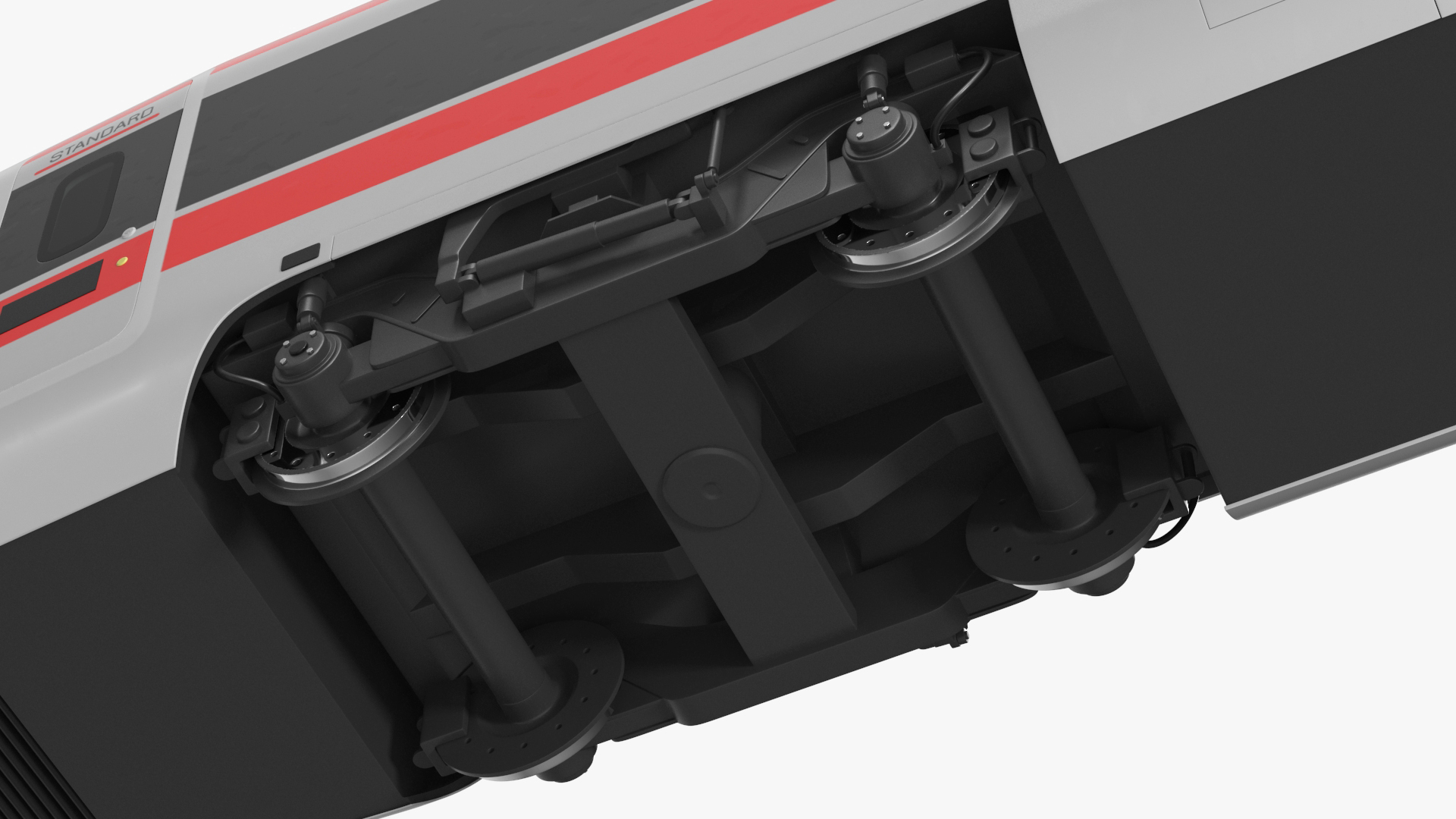 3D model ETR1000 High Speed Train Locomotive