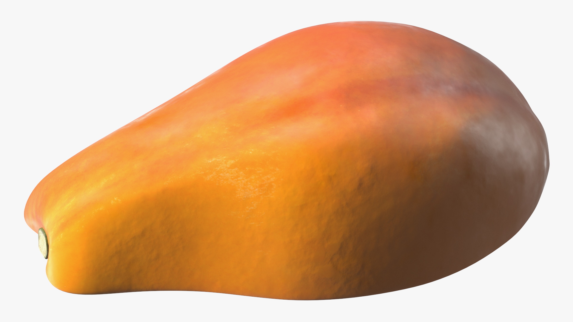 Papaya Half Fruit Orange 3D model