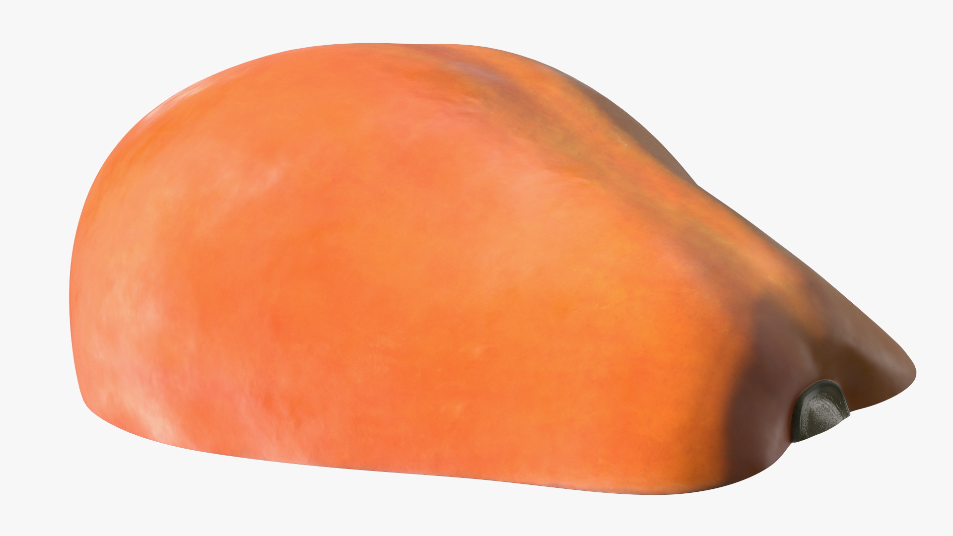 Papaya Half Fruit Orange 3D model