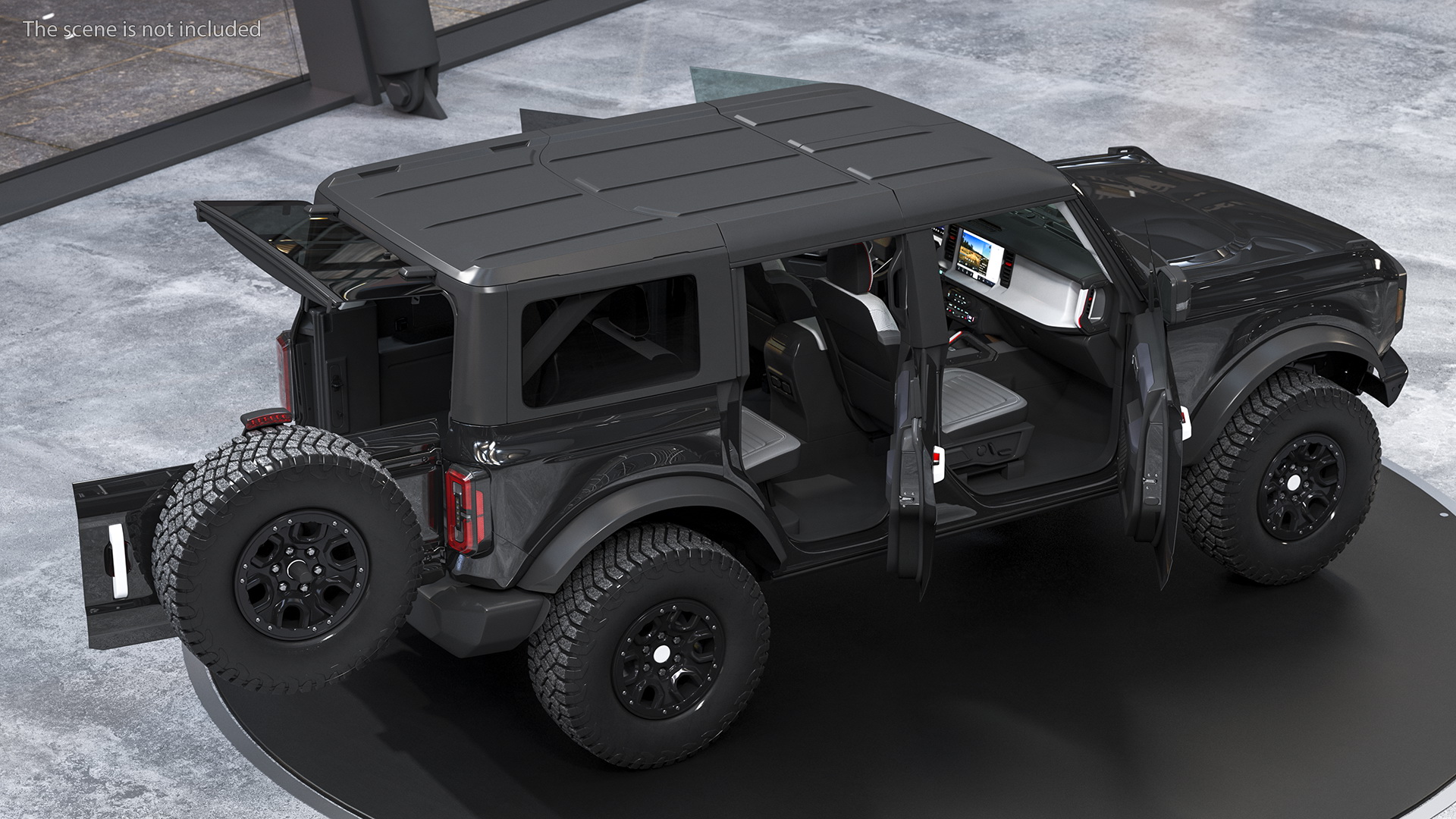 Four Door 4X4 SUV 3D