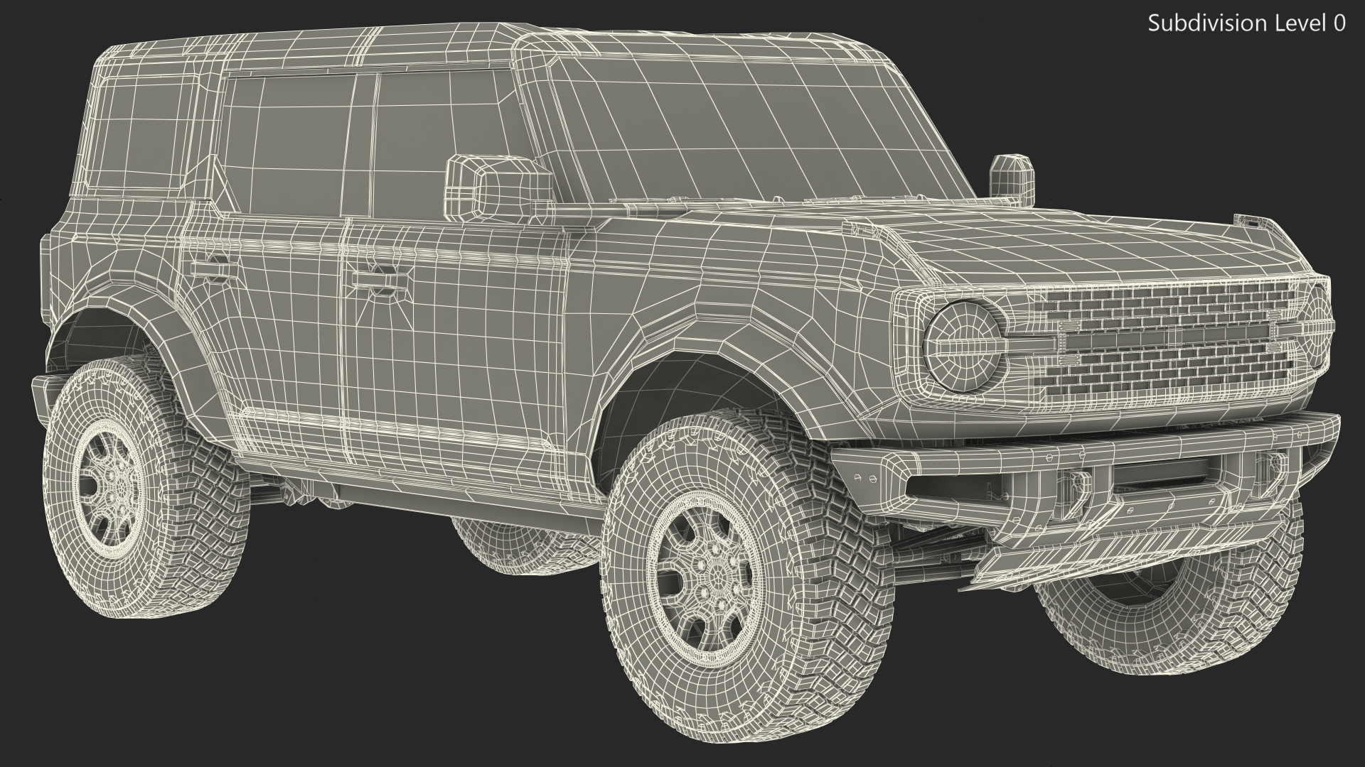 Four Door 4X4 SUV 3D