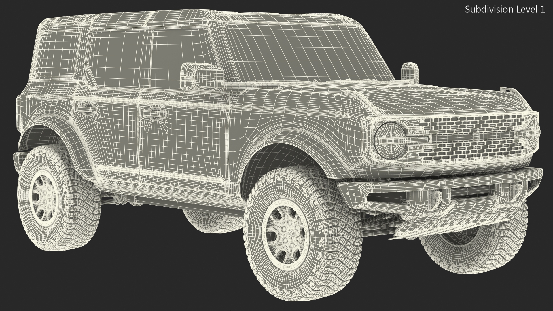 Four Door 4X4 SUV 3D