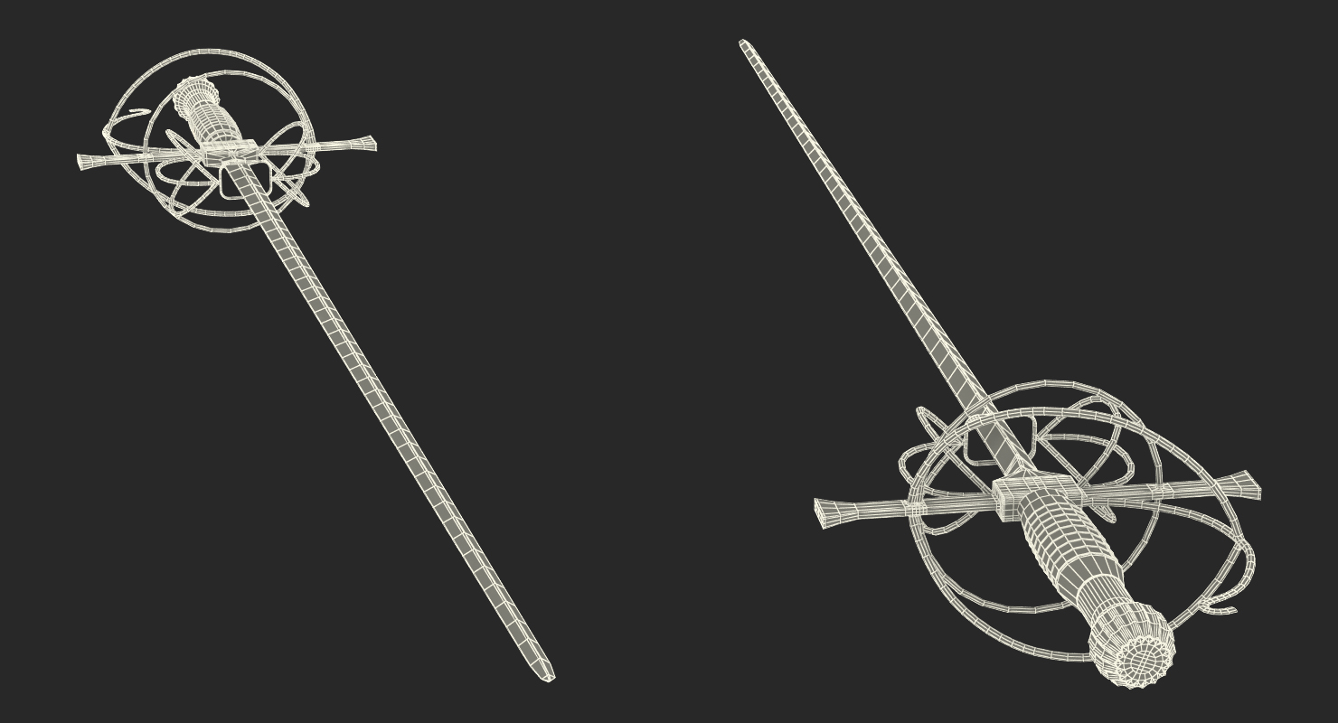 Rapier Sword 3D