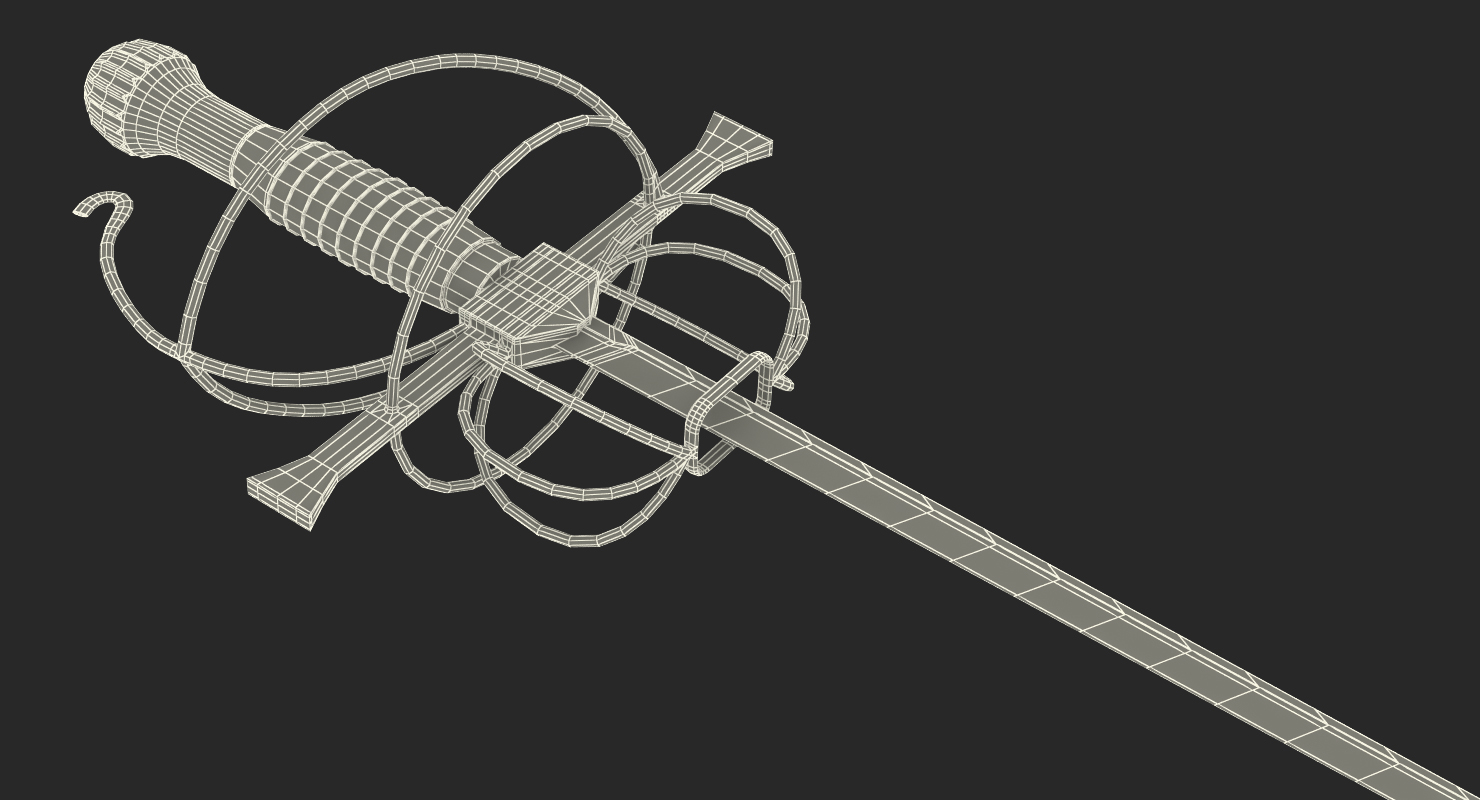 Rapier Sword 3D