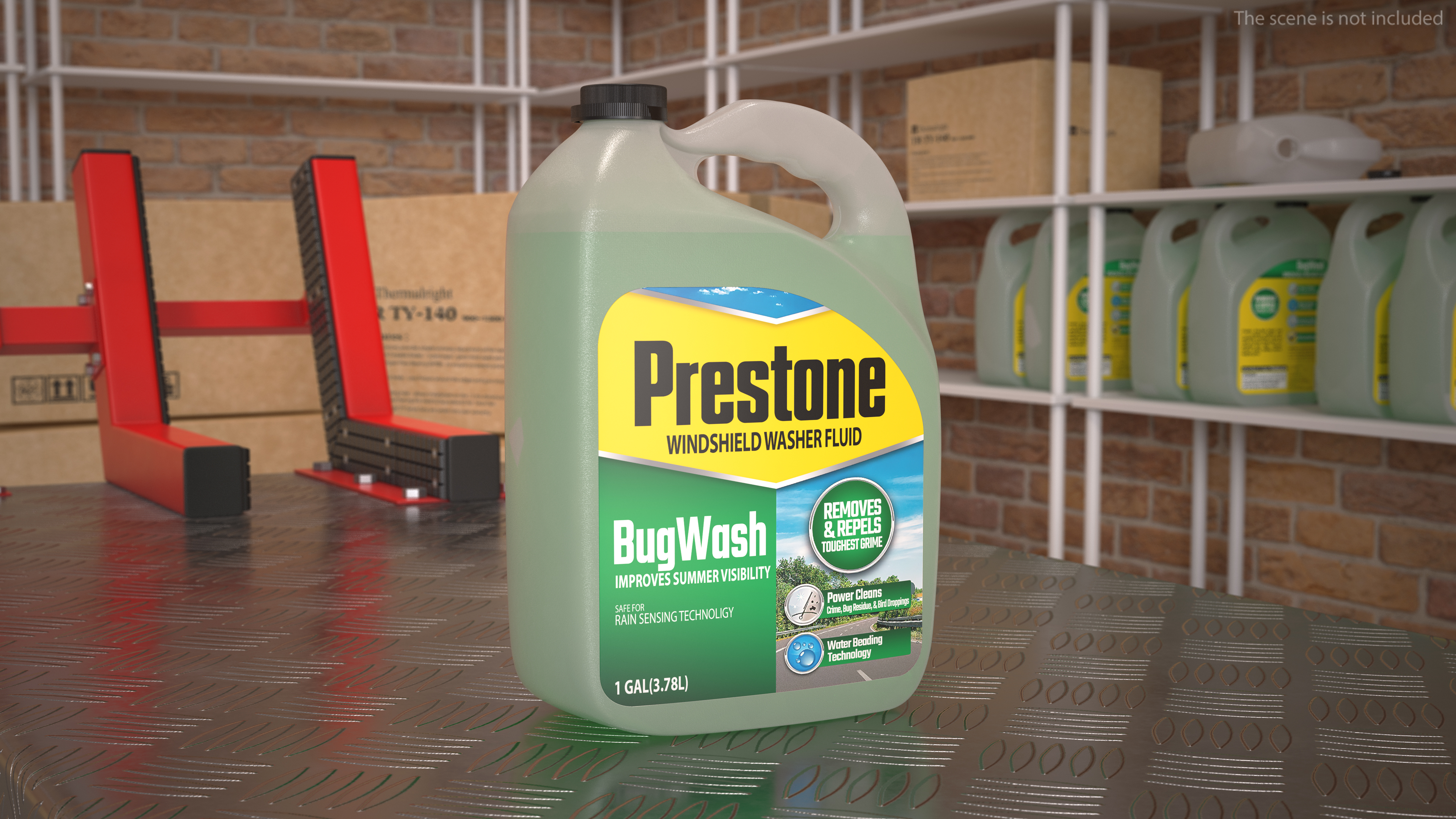 3D Windshield Washer Fluid Prestone Bug Wash