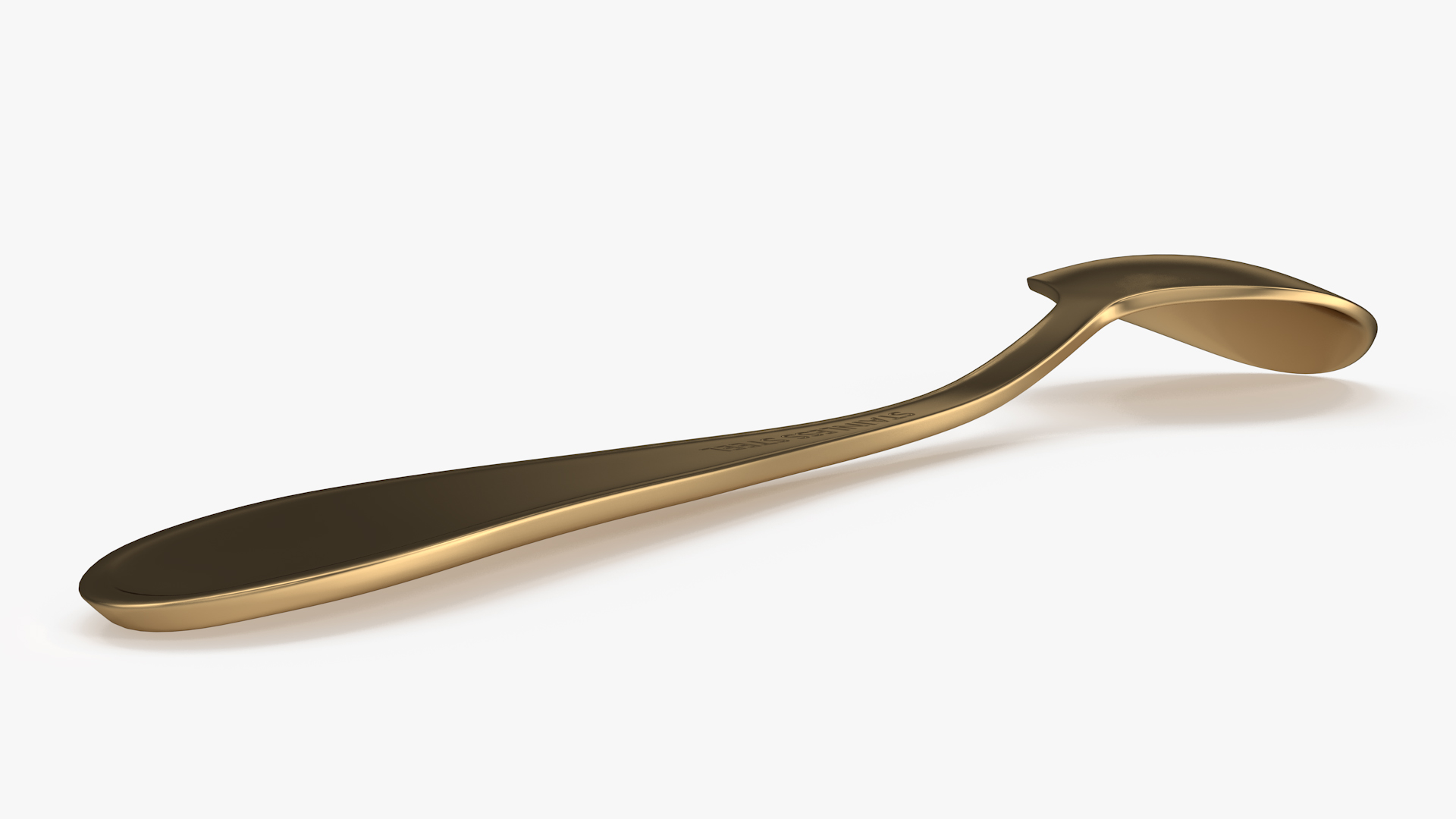 3D model Golden Dessert Spoon